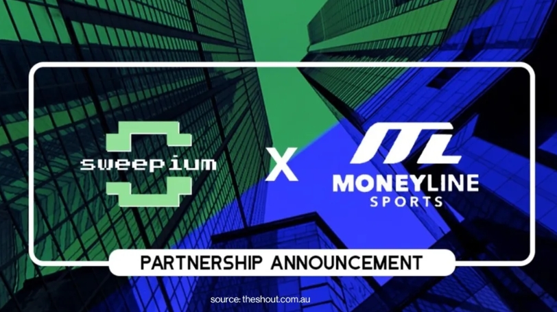 Sweepium 宣布与 Moneyline Sports 合作在美国推出创新抽奖品牌