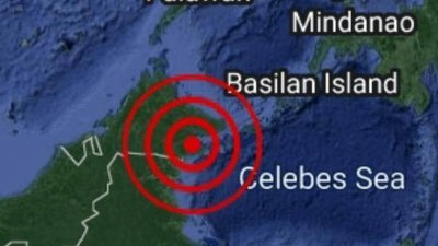 沙巴东海岸发生3.6级轻微地震　无海啸威胁