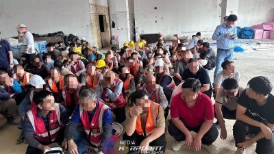 柔移民局突击建筑工地　捕206非法外劳包括53名中国人